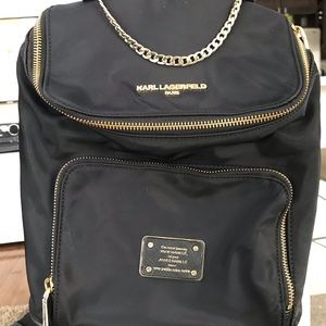 Karl Lagerfeld Nanette black backpack